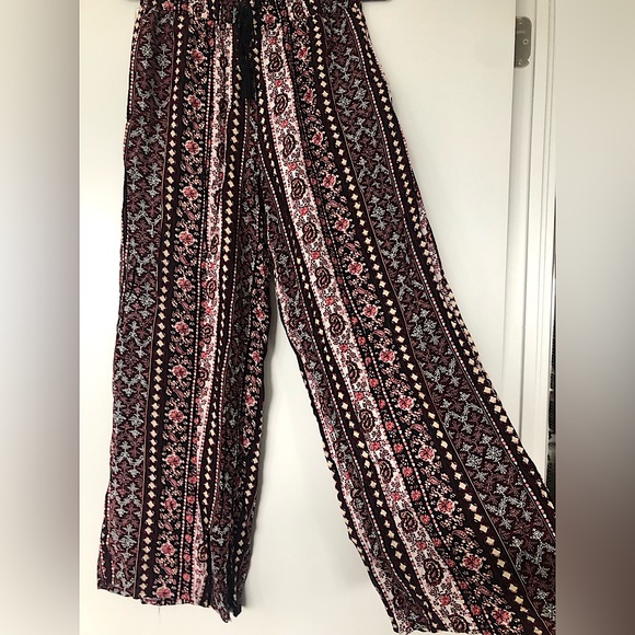 Garage Wide-Leg Patterned Pant - perfect for festivals and dancing! - Picture 3 of 5